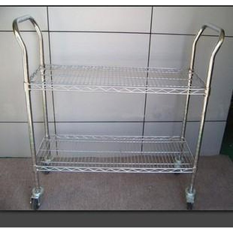 ESD Storage Trolley Manufacturer - Anti-Static Stainless Steel with 4 Wheels Plastic for PCB/SMT