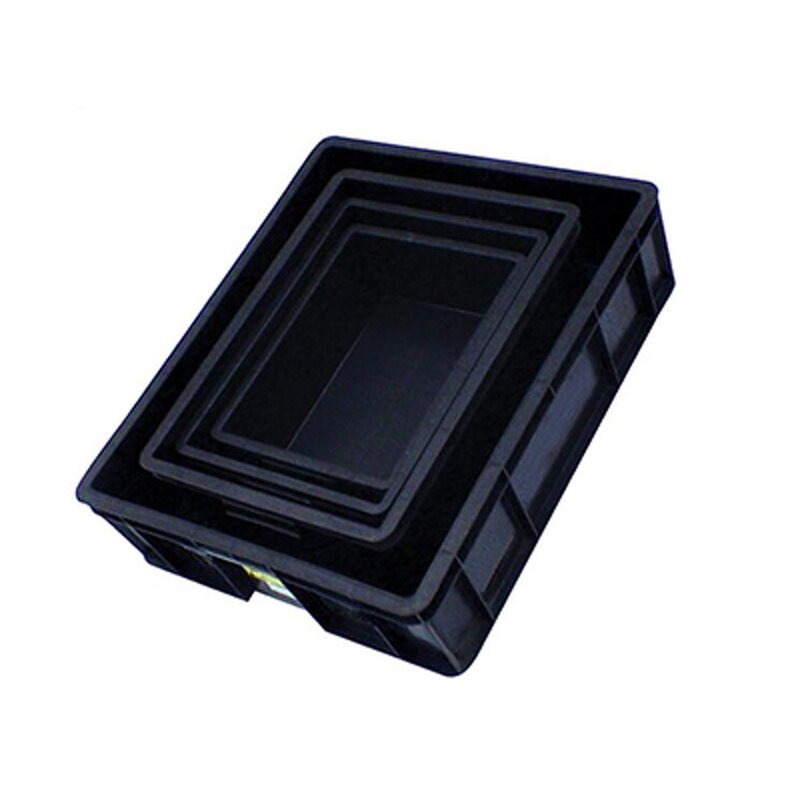 ESD Circulation Plastic Turnover Box Manufacturer - 400x300x230mm Grey Transport Storage