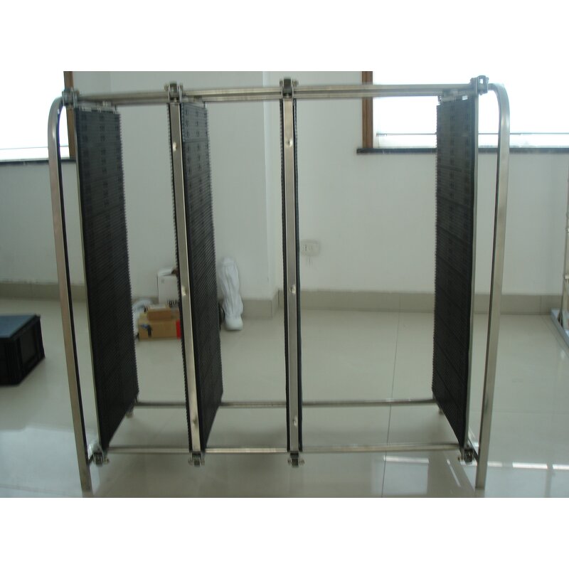 ESD Magazine Rack Manufacturer - SMT Antistatic Electronic Plastic for PCB Storage Cart