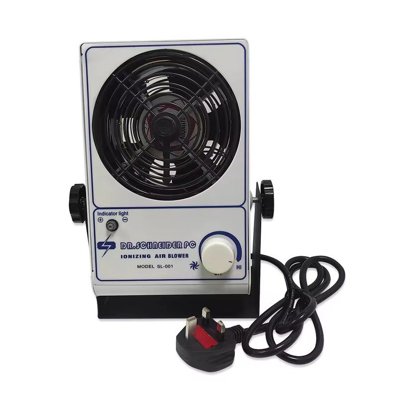 ESD Ionizing Air Blower Manufacturer - Schneider Model SL-001 Industrial AC Desktop Supplier