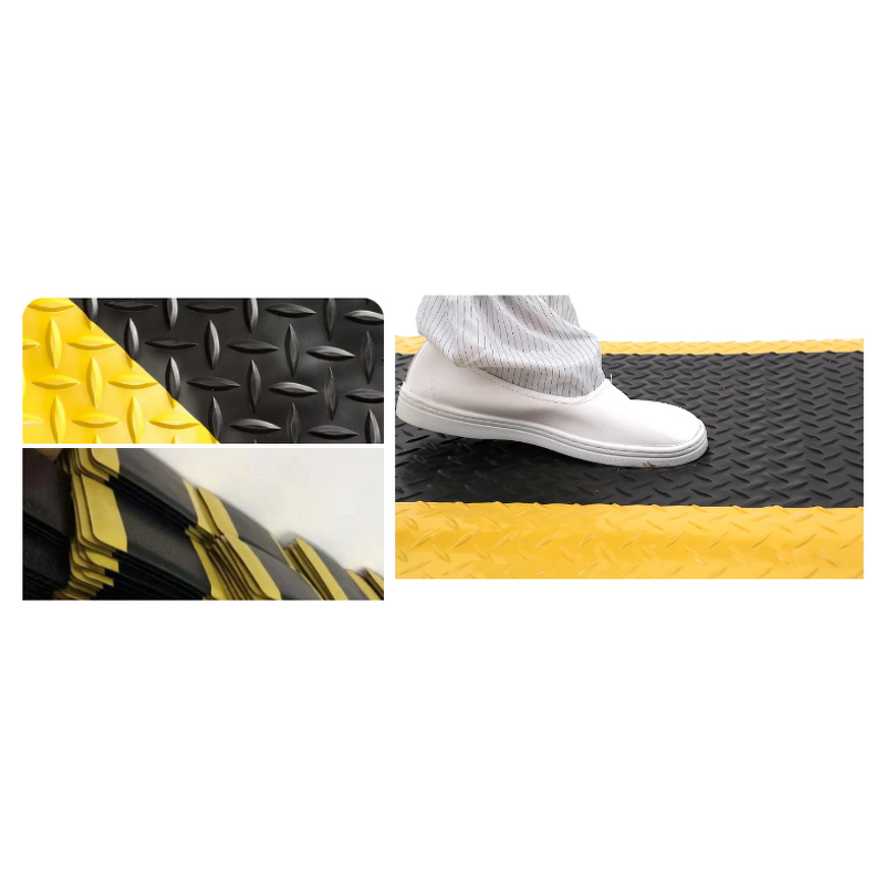 ESD Anti-fatigue Floor Mat Manufacturer - China Factory New Black and Yellow