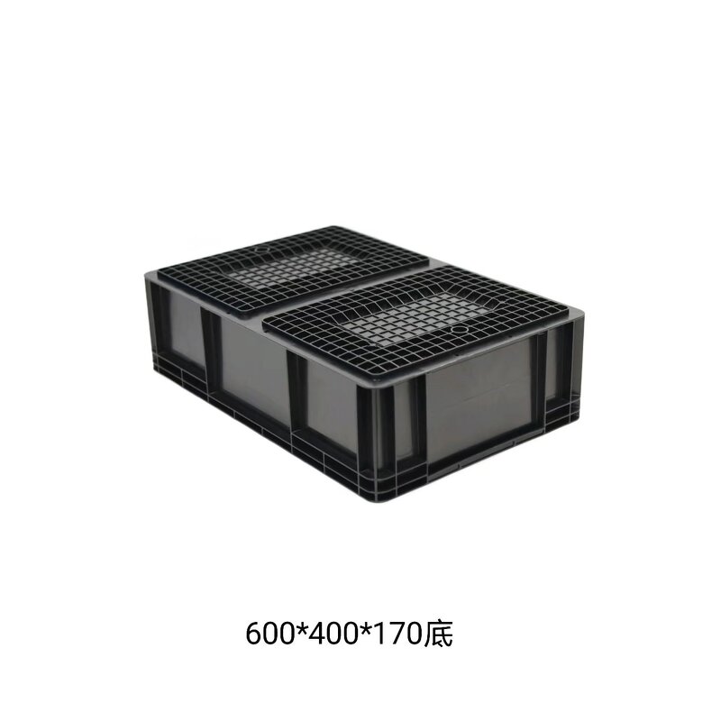 ESD Storage Container Manufacturer - New Black Eco-friendly Light Duty Anti-Static Plastic Pallet Bin