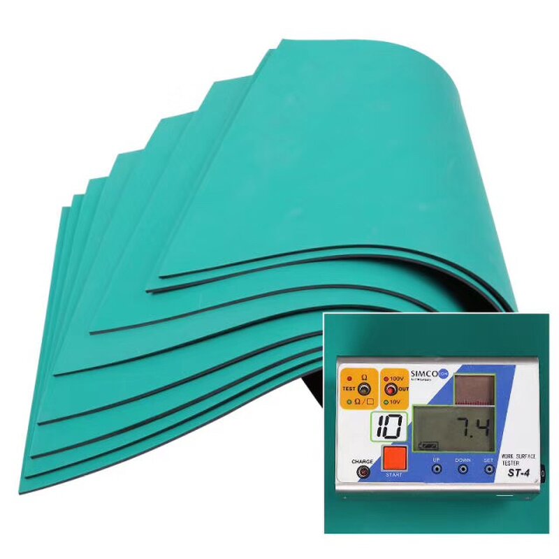 ESD Antistatic Table Mats Manufacturer - Custom Cutting Blue Green Gray Repair Tools Blanket Desk