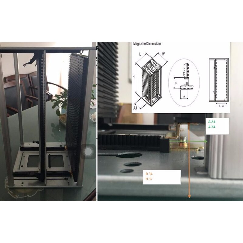 ESD PCB Storage Magazine Rack Manufacturer - Adjustable Electronic Custom Cutting Service