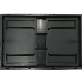 ESD Plastic Storage Box Manufacturer - Heavy Duty Foldable with Attached Lids Turnover Crate Custom Cutting
