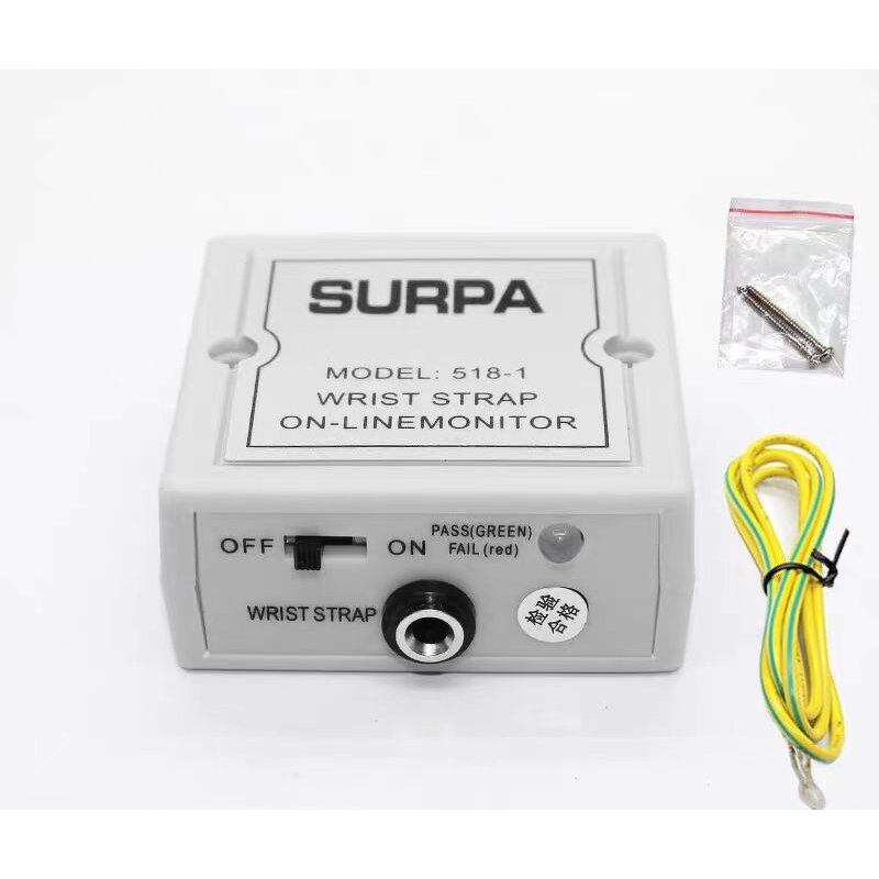 ESD Wrist Strap Monitor Manufacturer - High Quality for SURPA 518-1 Antistatic Online Safety Product