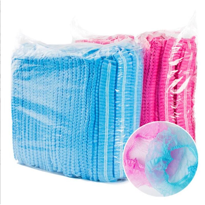 Disposable Head Cover Cap Manufacturer - High Quality Nonwoven Protective White Blue Red Black Bouffant