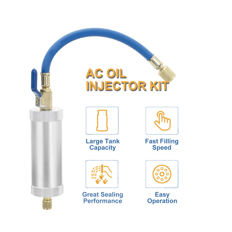 HVAC AC Dye Kit Manufacturer - with 1/4 SAE Connector for R134a R12 R22 Refrigerant System