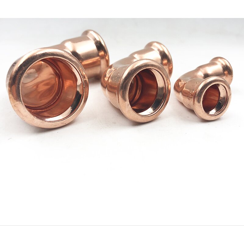 Press Copper Fitting Manufacturer - 15mm Elbow for Plumbing