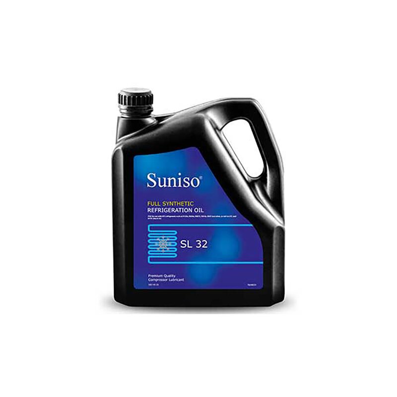 Refrigeration Compressor Oil Manufacturer - Suniso 3GS/4GS/5GS in Black Plastic Bottle