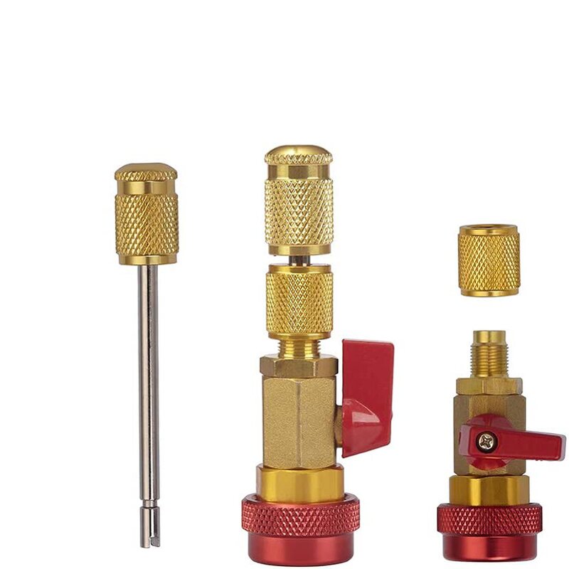 Automotive AC Valve Core Tool Set Manufacturer - for R134A R1234YF Standard and JRA Couplers