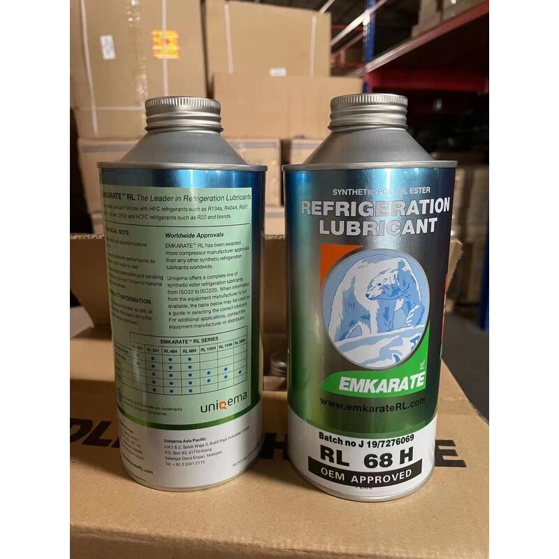 Refrigeration Lubricant Manufacturer - EMKARATE RL68H POLYOL ESTER 1Liter