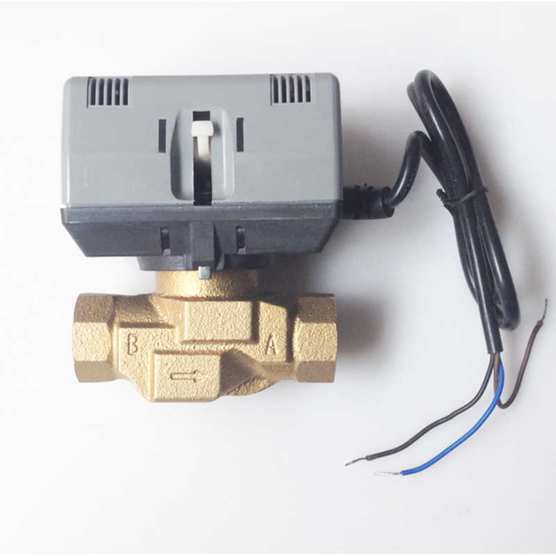 Motorized Two Port Valve Manufacturer - DN25 3/4 Model VC 6013 Brass Modulating 220V