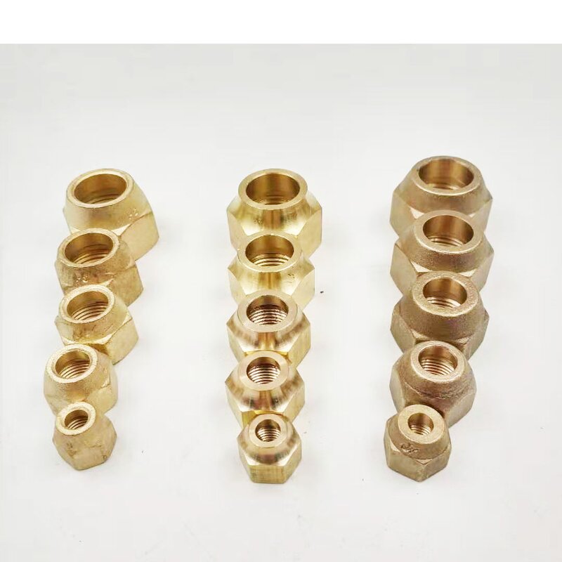 Brass Short Flare Nut Manufacturer - 1/2 for Refrigeration System