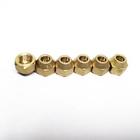 Brass Nut Manufacturer - Heavy Size 1/4 3/8 1/2 5/8 3/4 7/8 1in for HVAC