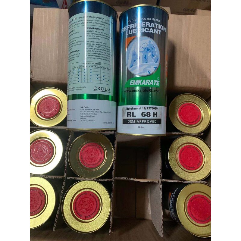 Refrigeration Lubricant Manufacturer - EMKARATE for Compressor RL Series RL68H 1 Liter