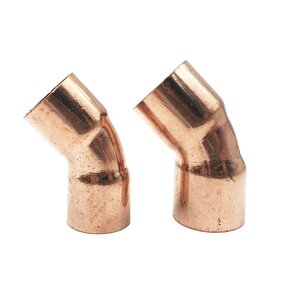 Copper Elbow Manufacturer - 45 Degree Port Size 3/4 CXC Pipe Fitting
