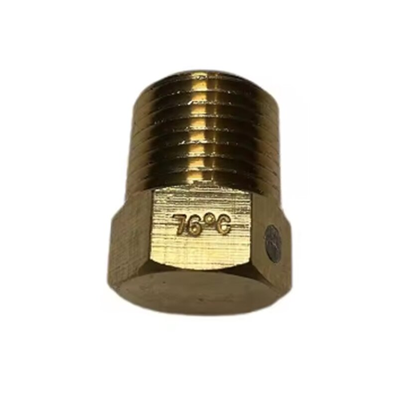 Brass Fusible Plug Manufacturer - 1/4 76 Degree for Air Condition and Refrigeration