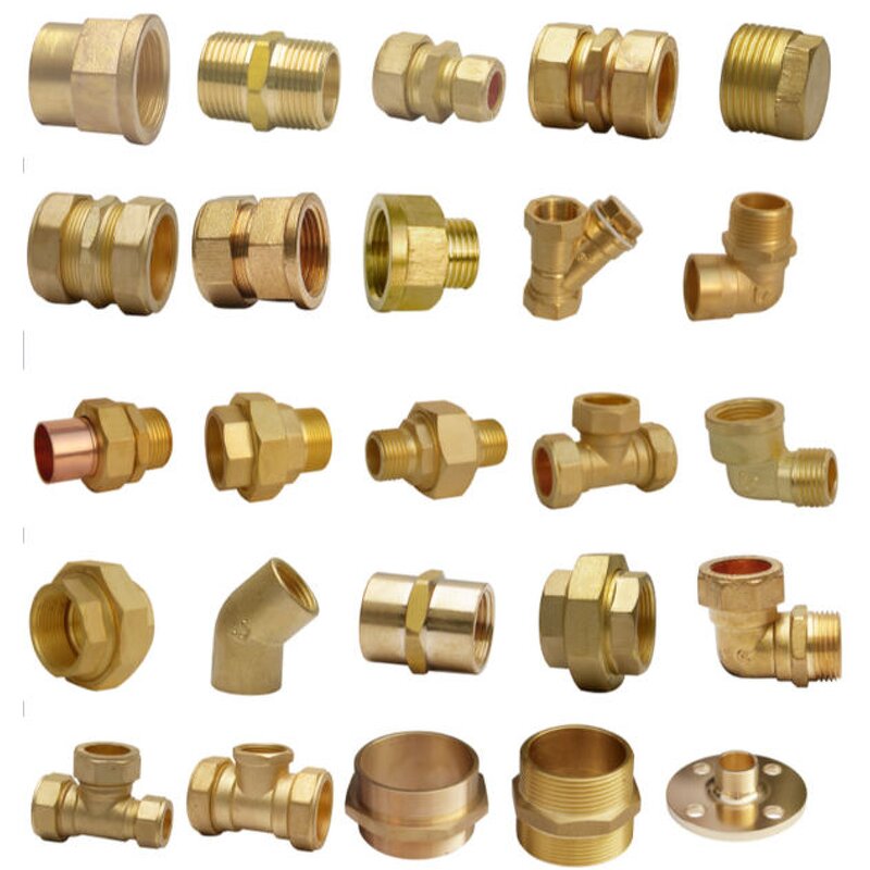 Brass Pipe Fitting Manufacturer - 1 NPT Male to 3/4 NPT Female Reducer Bushing