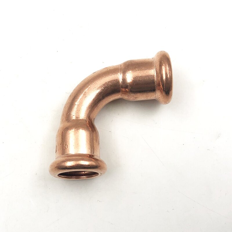 Press Copper Fitting Manufacturer - 15mm Elbow for Plumbing