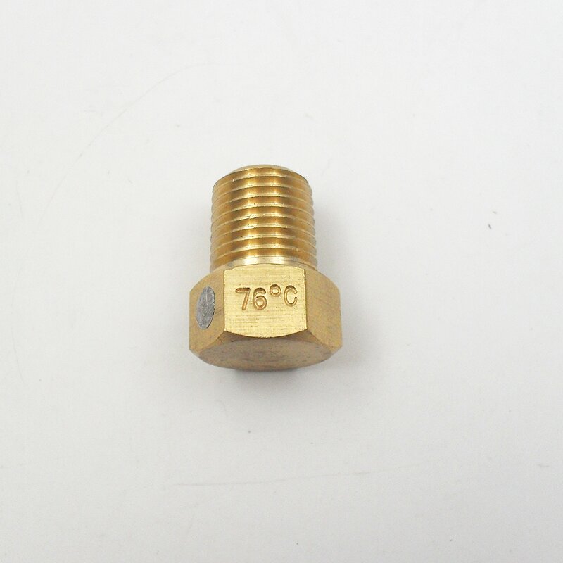 Brass Fusible Plug Manufacturer - 1/4 76 Degree for Air Condition and Refrigeration