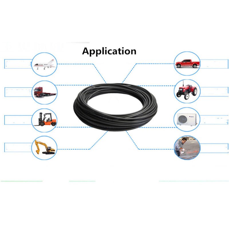 Refrigeration High Pressure Hose Manufacturer - ID 2.5mm with Brass Fitting 100m Per Roll