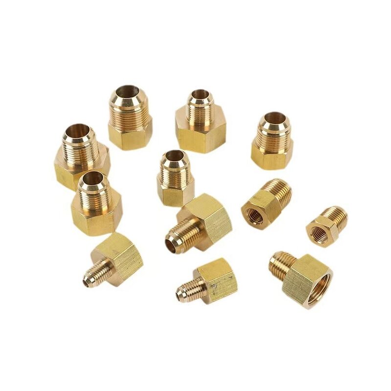 Brass Reducing Adapter Manufacturer - Female Flare 1/2 X Male Flare 3/8 for HVAC