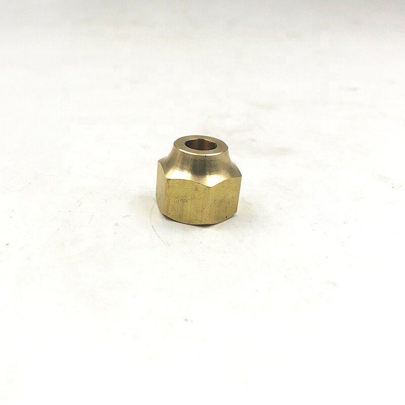 Brass Short Flare Nut Manufacturer - 1/4 for Air Conditioning