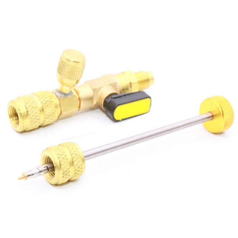 Valve Core Remover/Installer Manufacturer - Dual Size SAE 1/4 & 5/16 for HVAC R32 R410A