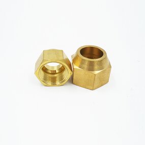 Brass Short Flare Nut Manufacturer - 1/2 for Refrigeration System