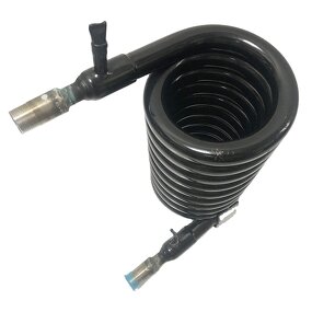 Spiral Condenser Manufacturer - 5HP Multi Refrigerant Coaxial Coil for Seawater
