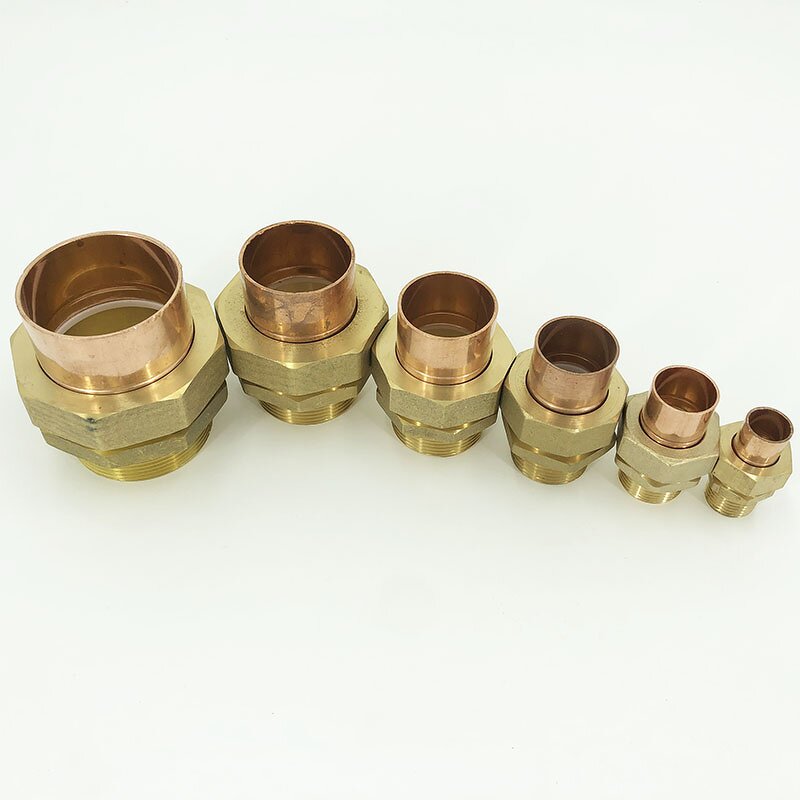 Copper Union Fitting Manufacturer - G1/2 with Sweat for 15mm Pipes