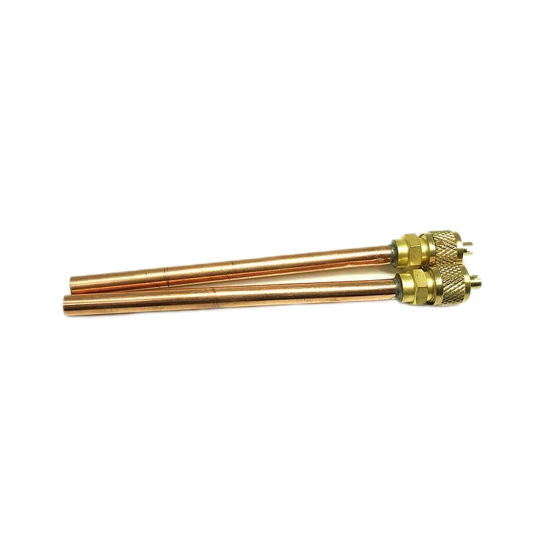 Brass Access Valve Manufacturer - for Air Conditioner Service Charge Needle Tube 100mm