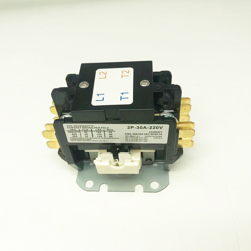 Air Conditioning Contactor Manufacturer - 1 Pole 30amp 208-240V for Heat Pump