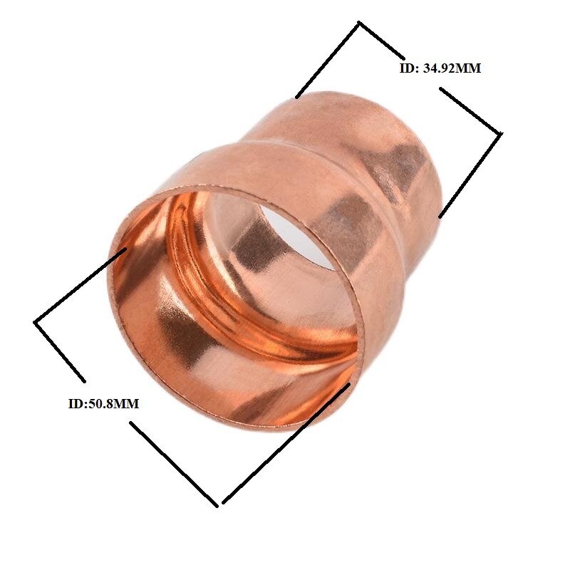 Copper Reducer Coupling Manufacturer - 2In X 1.3/8In Reducing Socket for Refrigeration