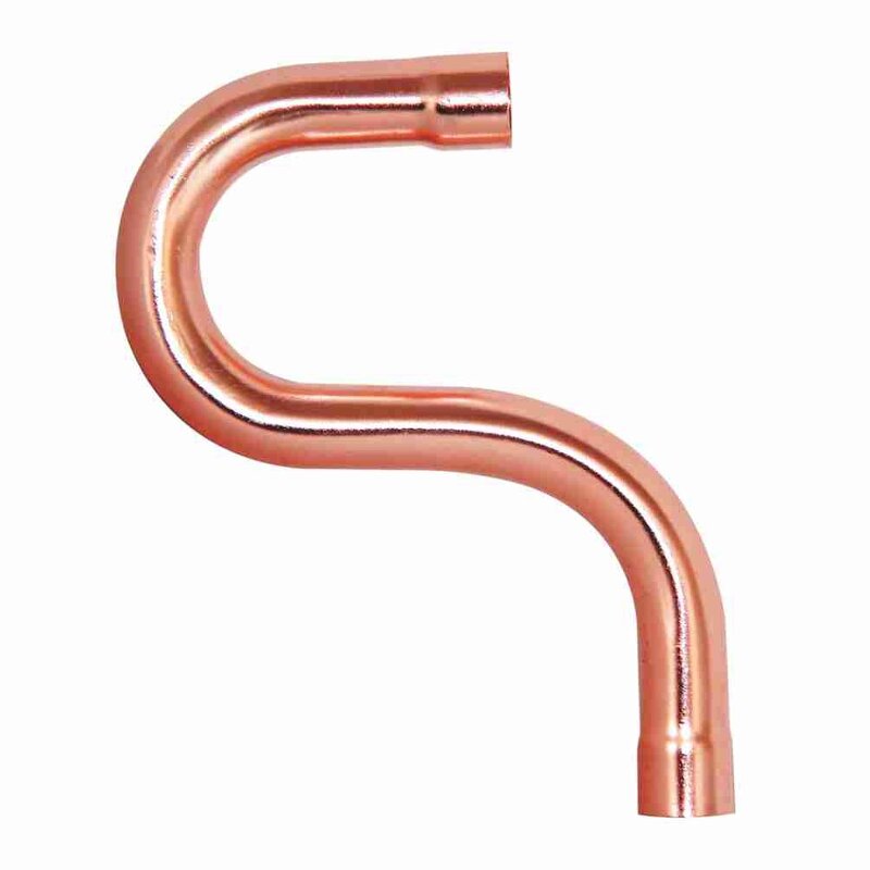 Copper P-trap Manufacturer - 5/8 CXC Fitting for Refrigeration