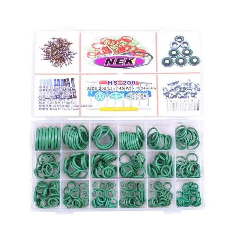 Compressor O-Rings Kit Manufacturer - for Car Air Conditioning AC Rubber Gasket Repair