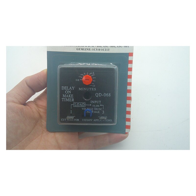 Adjustable Timer Switch Manufacturer - QD-068 10 Minute Delay 110/240 VAC for Household & Hotel