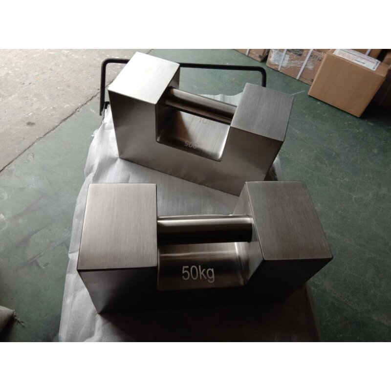 Stainless Steel Calibration Weights Manufacturer - Rectangular 5kg F1 Handle Test for Metrology Laboratory Use