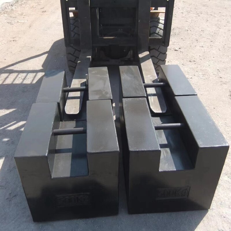 Cast Iron Calibration Weight Manufacturer - 20-1000kg Stackable for Crane