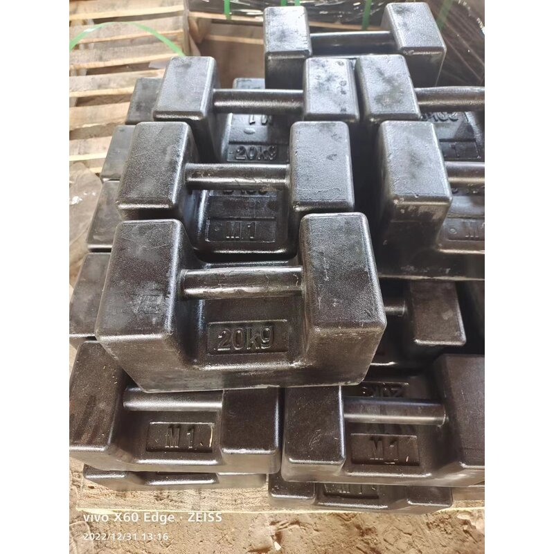 Cast Iron Calibration Weights Manufacturer - OIML Standard Stackable 20kg M1 for Crane