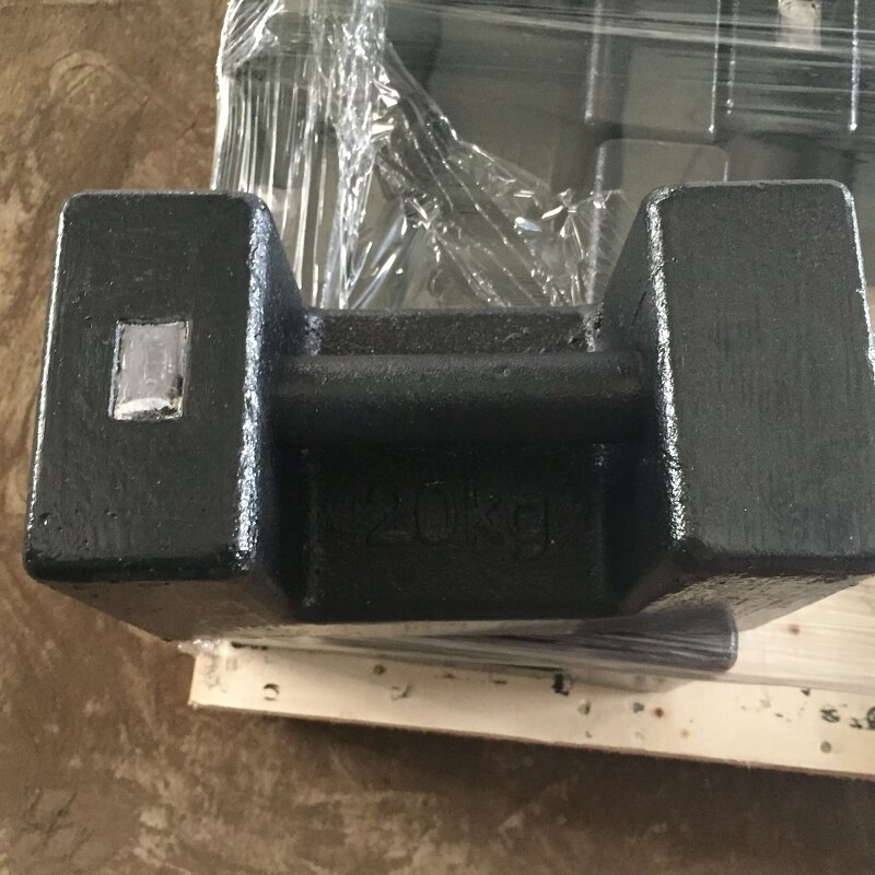 Cast Iron Calibration Weights Manufacturer - OIML Standard Stackable 20kg M1 for Crane