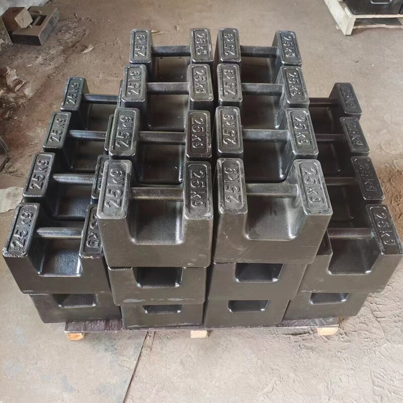Cast Iron Calibration Weight Manufacturer - 20-1000kg Stackable for Crane