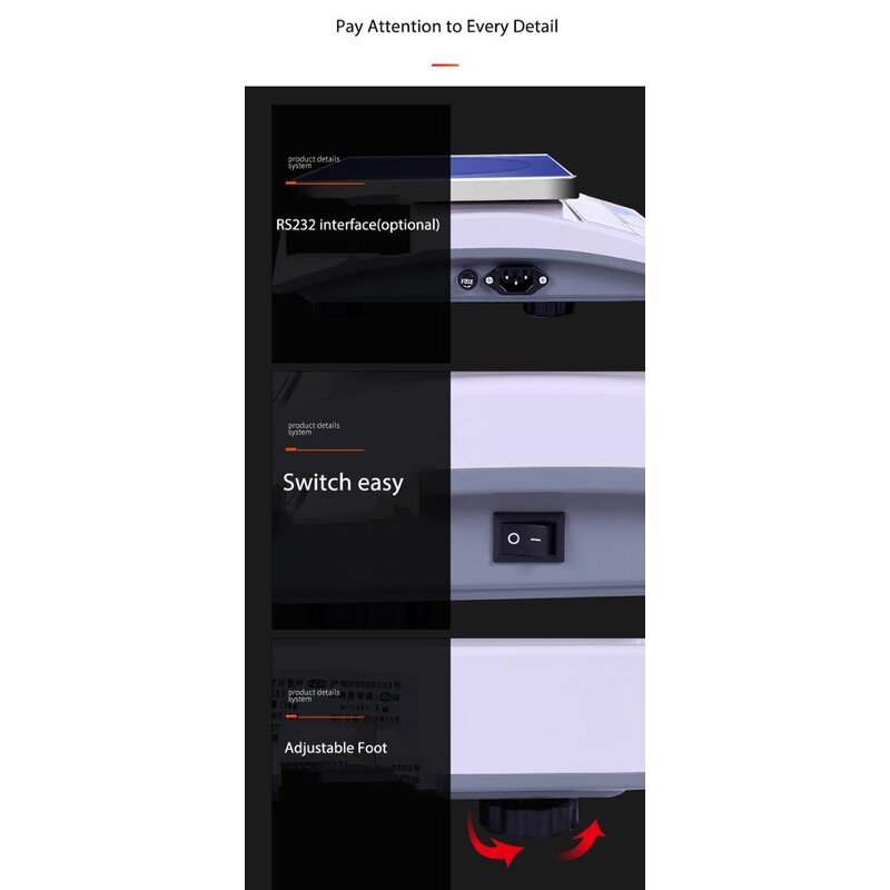 Electronic Balance Manufacturer - 0.1g Lab Agriculture Weight Scale RS232 Counting Industrial Weighing Digital Weight Scales