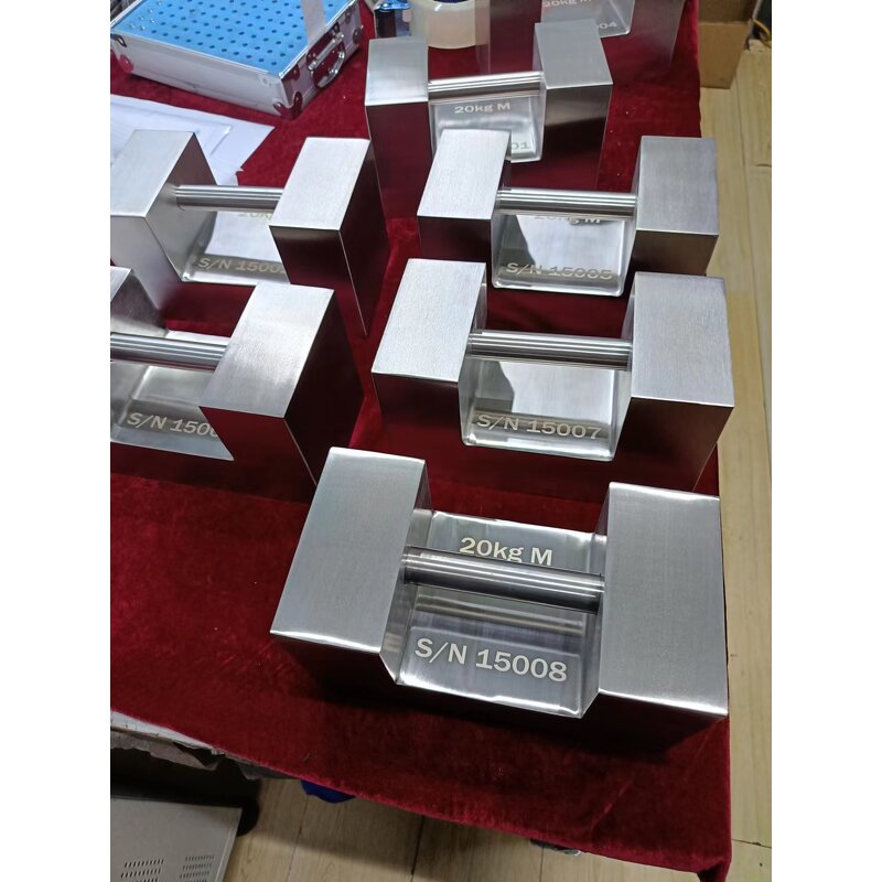 Stainless Steel Calibration Weights Manufacturer - Rectangular 5kg F1 Handle Test for Metrology Laboratory Use