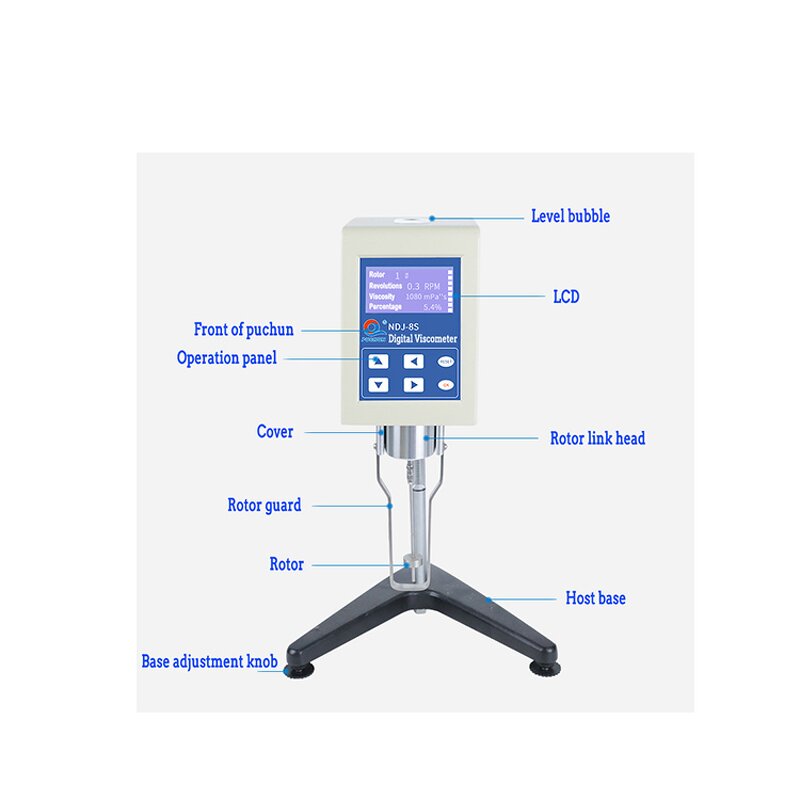 Rotating Viscometer Manufacturer - Portable Laboratory Digital for Factory Automotive Stone Printing