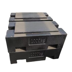 Cast Iron Calibration Weight Manufacturer - 20-1000kg Stackable for Crane