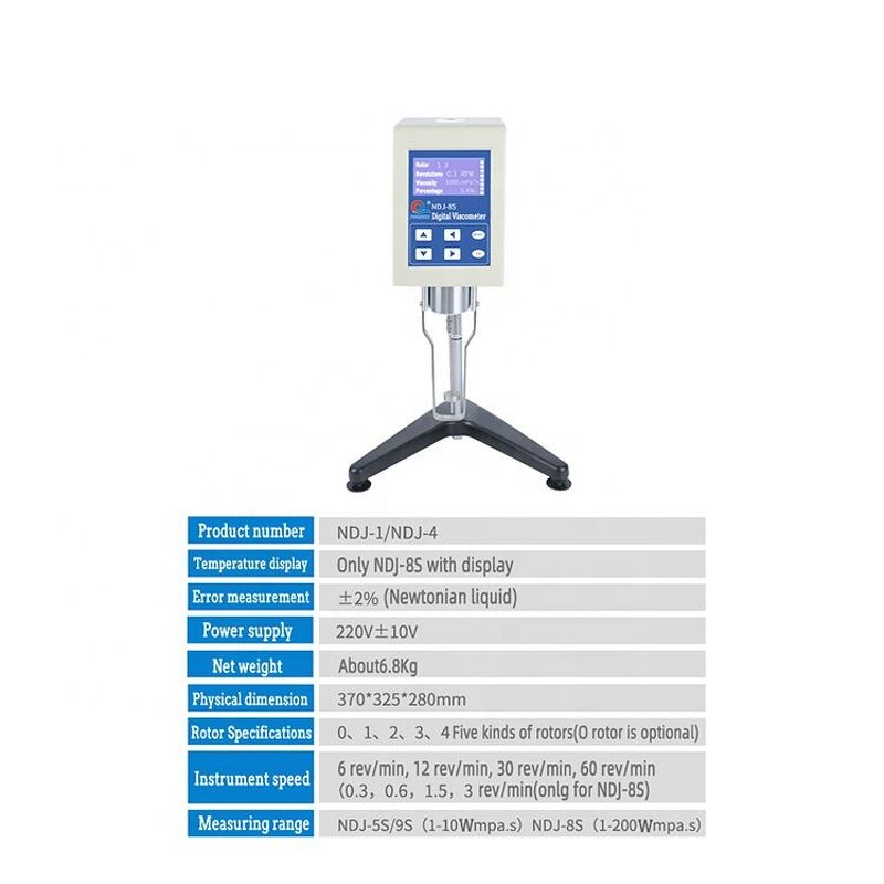 Portable Viscometer Manufacturer - Glass Digital for Lab Factory Automotive Printing Industry