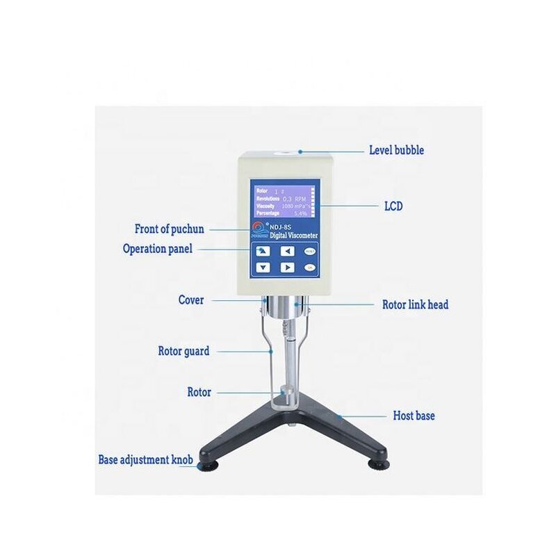 Digital Rotational Viscometer Manufacturer - NDJ-1 NDJ-4 Lab Viscosity Meter