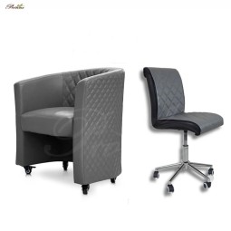 Technician Chair Factory - High-end Modern Nail Salon Leisure Hydraulic Swivel Employee Chair for Manicure